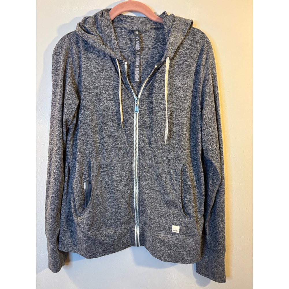 VUORI Gray Performance Hoodie Jacket Women's L